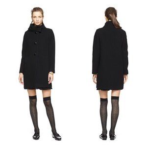 Kate Spade Bow Neckline Coat, 80% wool